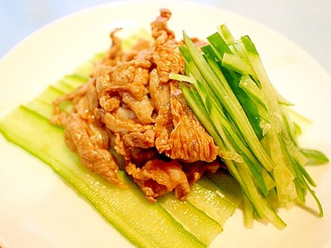 【簡単おもてなし・おつまみ】冷しゃぶサラダ焼肉風味